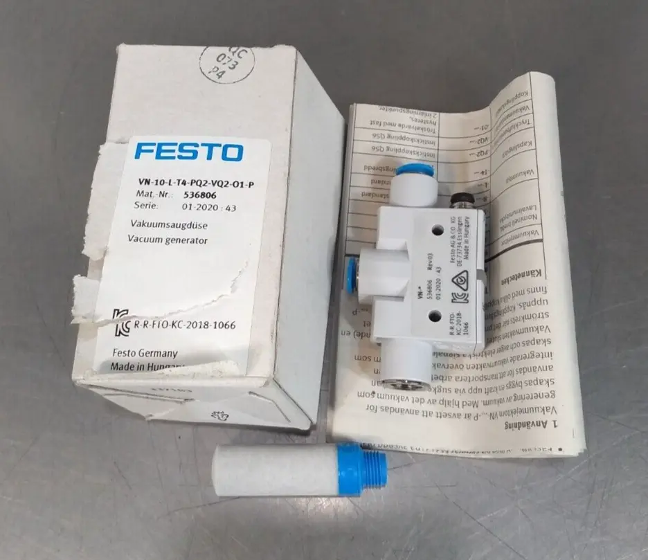 Festo VN-07-L-T4-PQ2-VQ2-01-P Pneumatic Accessor Loc6E14