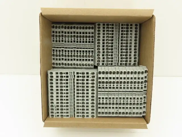 Allen Bradley 1492-L3Q IEC Terminal Block 4 Position 5.1x79x31.3mm Lot of 94