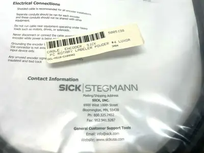 DOL-MS10-G10MMA3 | Sick  Encoder Cable, 7102163 - New
