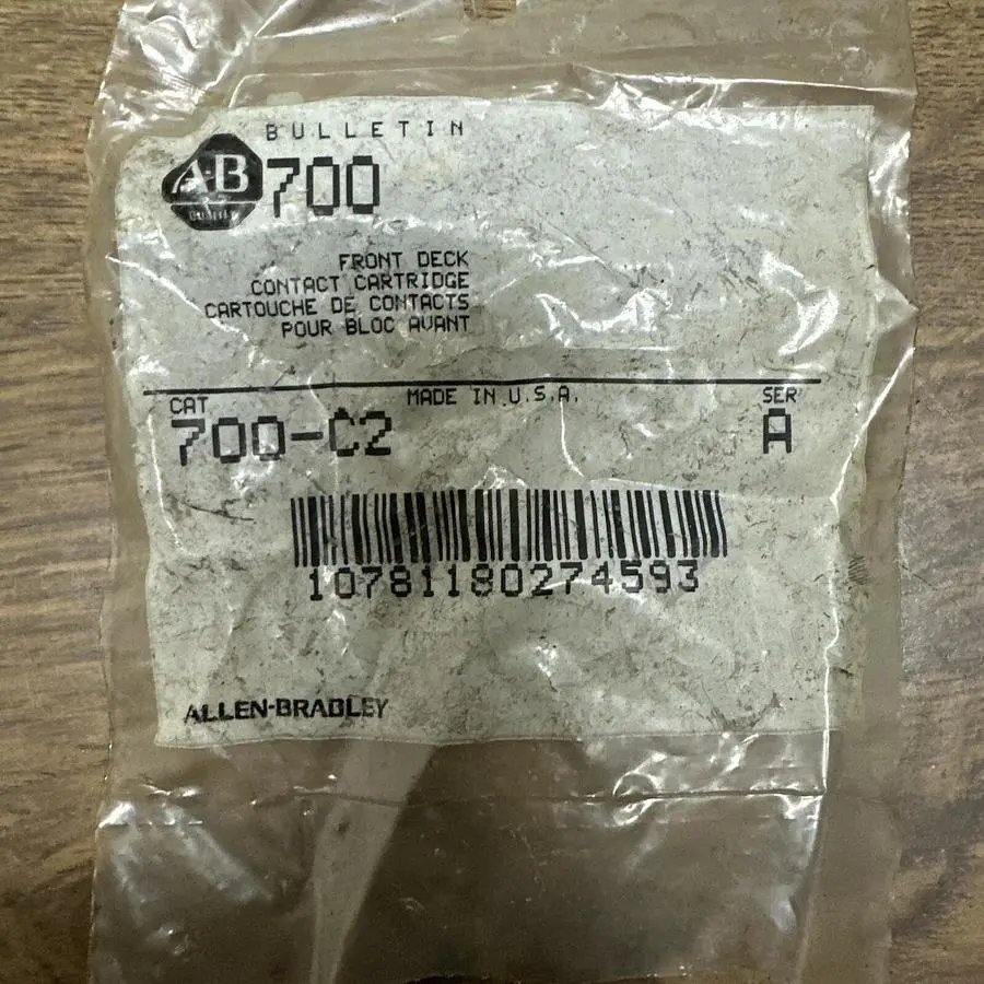 Used ALLEN-BRADLEY 700-C2 Miscellaneous Equipment (Electrical & Power) | Surplus Asset Holdings #1194105