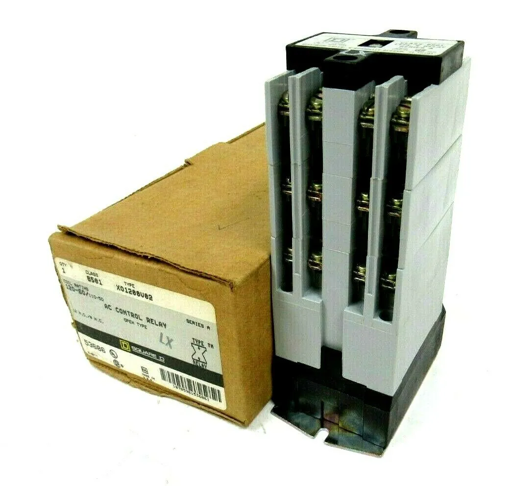 NEW SQUARE D 8501-X01200V02 AC CONTROL RELAY SER A 8501X01200V02