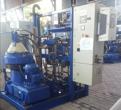 (2) Alfa-Laval BWPX 307 TGD-71 oil concentrator modules, SS.