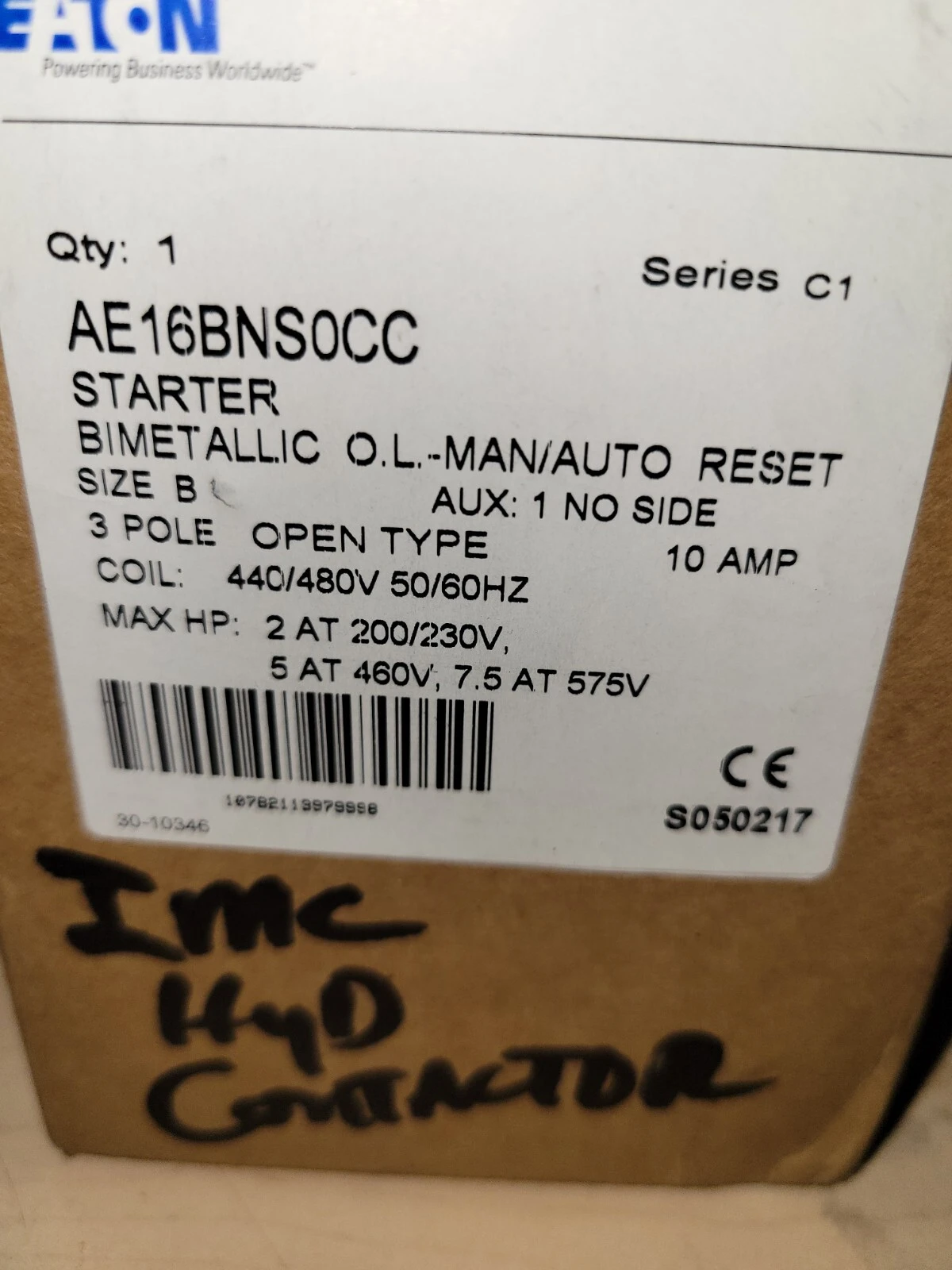 NEW Eaton AE16BNS0CC