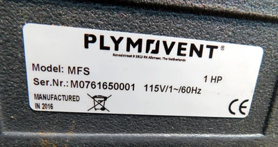 Used PLYMOVENT MFS Dust Collectors New Jersey US | Champion Trading Corporation #1352613