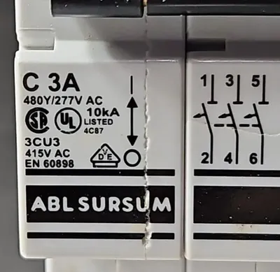 ABL SURSUM 3CU3 CIRCUIT BREAKER. Loc4D29