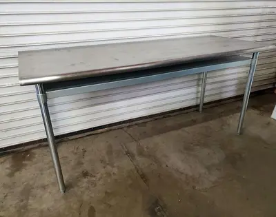 STAINLESS STEEL WORKBENCH 72  X 30