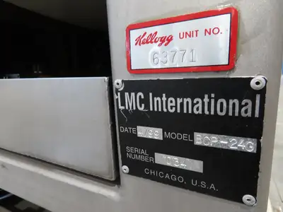 LMC BPC-24G 24" Enrober Food Grade Confectionery Coating Machine Weigh Scale