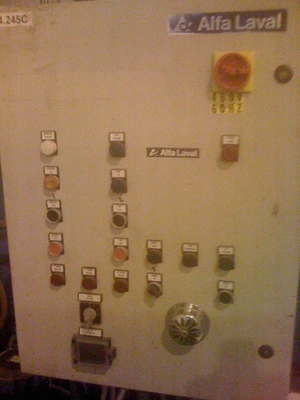 Alfa-Laval MMB 304S-11 lube oil purifier, SS.