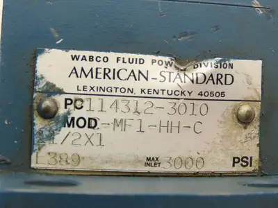 American Standard MF1-HH-C Hydraulic Cylinder 1.5" Bore 1" Stroke 3000psi