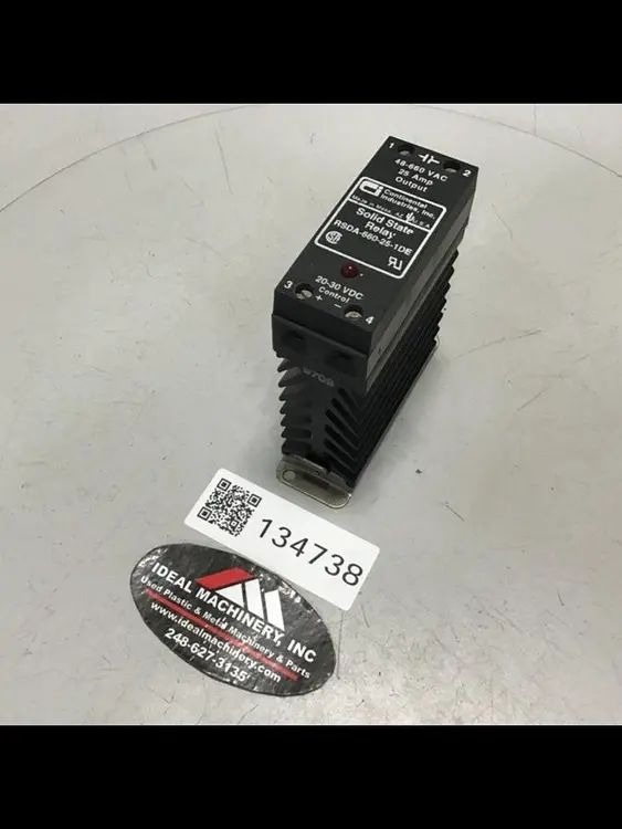 Used CONTINENTAL INDUSTRIES RSDA-660-25-1DE Relays & Switches Michigan US | Ideal Machinery #690627