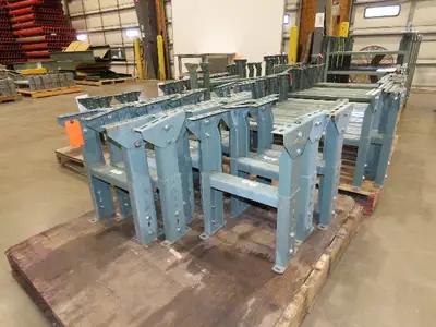 Hytrol MS-5 14"W Conveyor Leg Stationary Floor Support 19-5/8" to 25-5/8"H