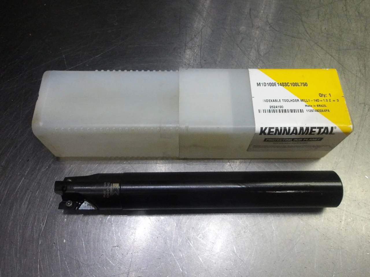 Kennametal 1" Indexable Endmill 1" Shank M1D100E1403C100L750 (LOC2164)