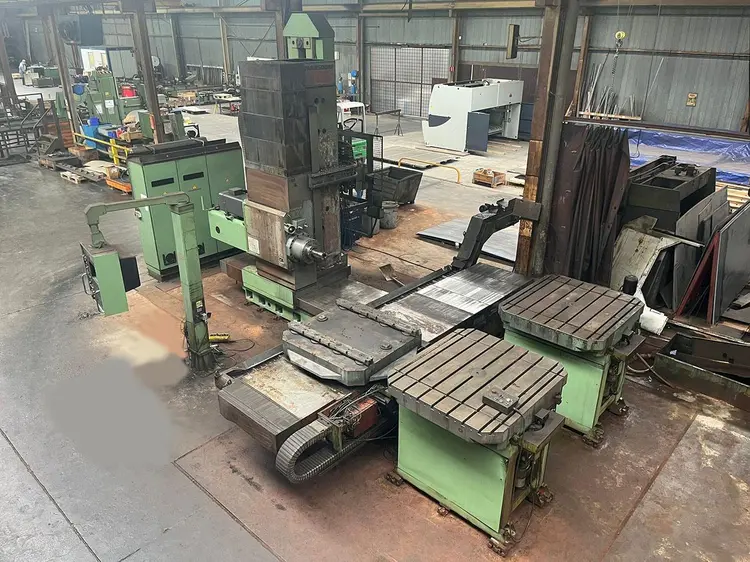 Used TOS WHN 110 X: 2000 - Y: 1250 - Z: 1000 MM CNC Horizontal Table Type Boring Mills BE | Apt International N.V #361964