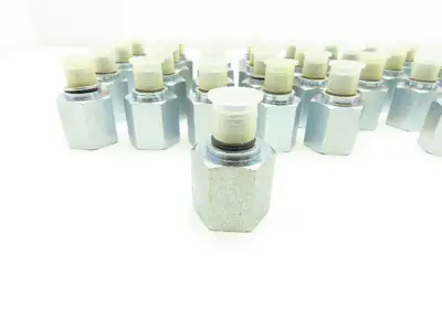 Straight Female Connector Fitting 3/8" FNPT x M12 O-ring Hose Flare  Lot of 35