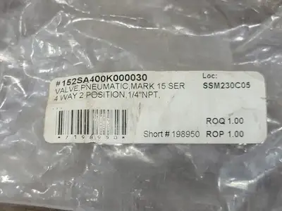 USED NUMATICS 152SA400K000030