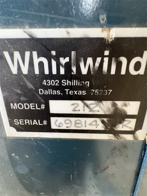 Used 2007 WHIRLWIND "212R" & OMGA "FP 4000 TN" Cross Cut Saws Texas US | MachineryMax #1320503