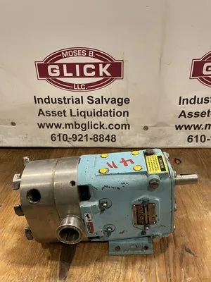 Waukesha/SPX Size 015 Universal Rotary Lobe Jacketed Positive Displacement Pump
