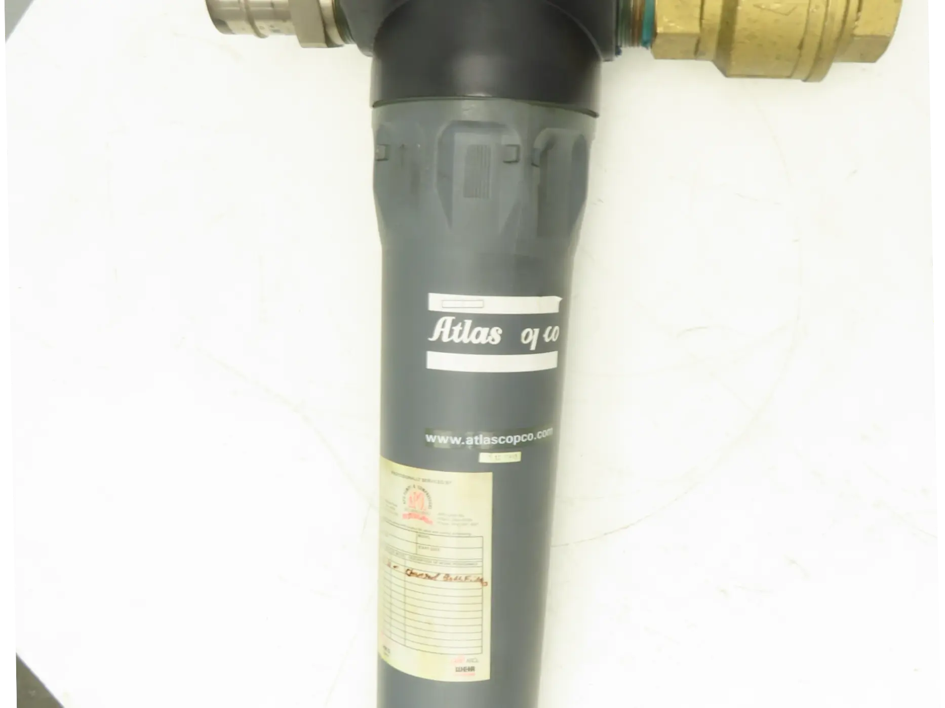Atlas Copco DD550+ Compressed Air Filter 232psi with 3" Ball Valve 2901-2003-10