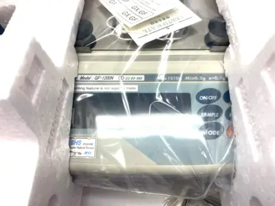 New | in-Stock A&D Weighing Digital Precision Scale, 1210g Capacity, Auto Self-Cal. Balances Michigan US | Maverick Industrial Sales #1391345