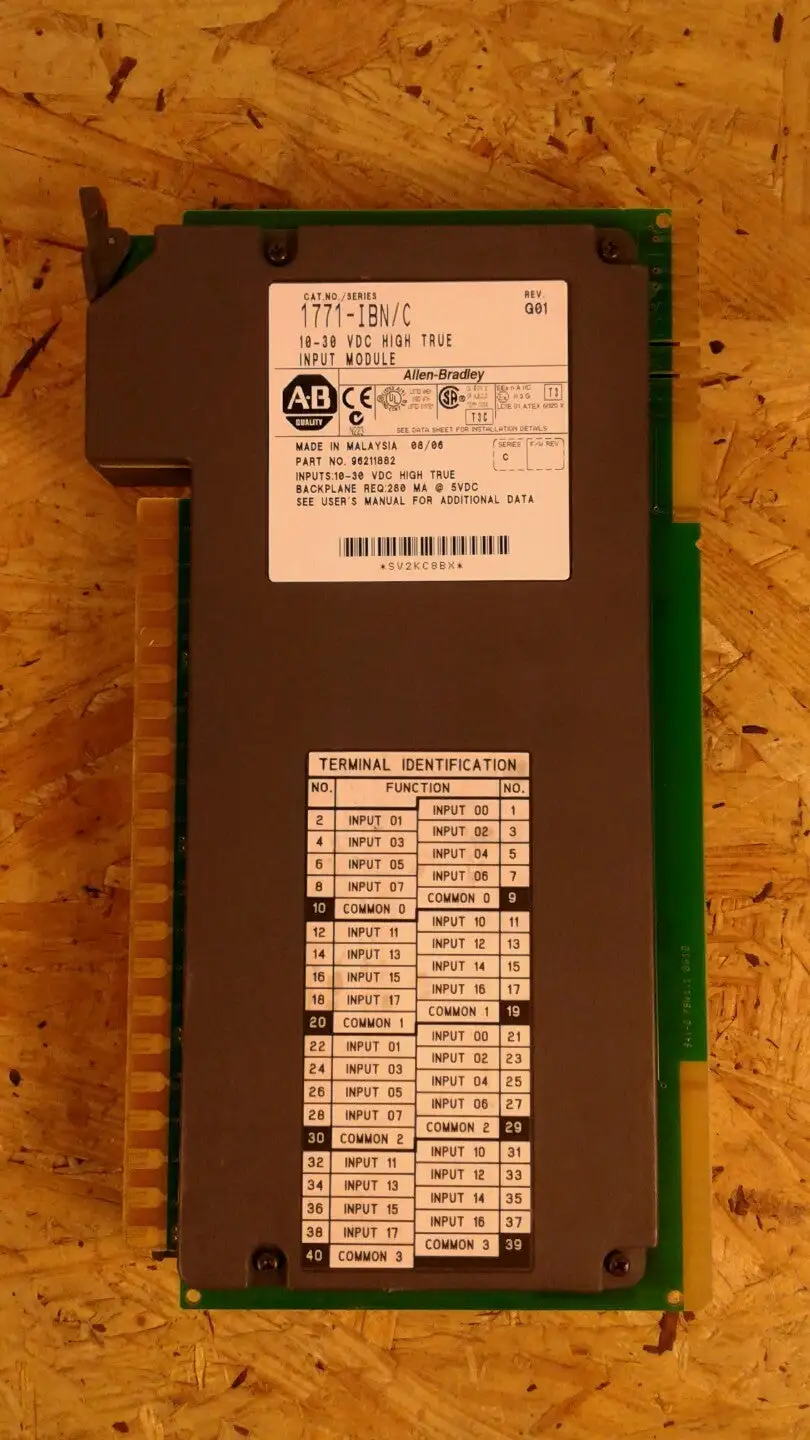 Allen Bradley 1771-IBN/C High-True Input Module 10-30VDC. AUC