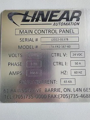 USED 2024 LINEAR LTA-FR2-167-60