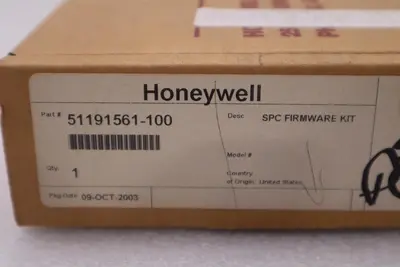 NEW Honeywell 51191561-100 SPC Firmware Kit STOCK G189