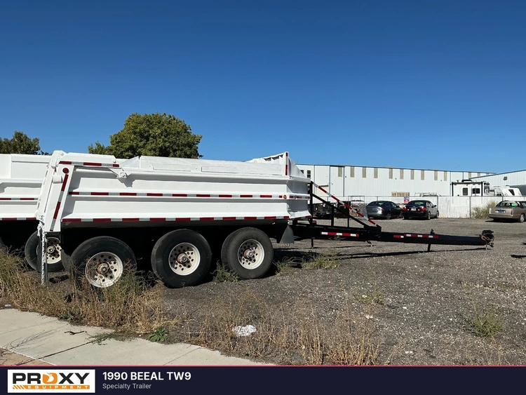 Used 1990 Beal Tri Axle Dump Trailers Utah US | Proxy Equipment #1494882