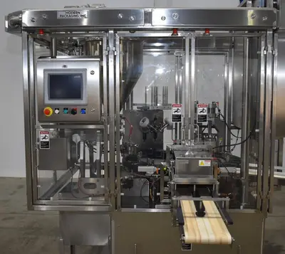 USED 2018 Modern Packaging Inc DR Rotary Filling and Sealer