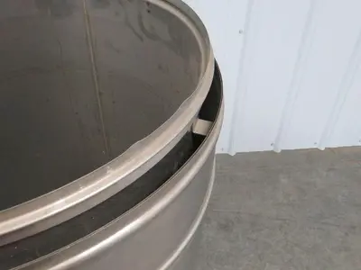 Metal Fab 20PIC42-440 Stainless Double Wall Pressure Chimney Pipe Duct 20" x 42"