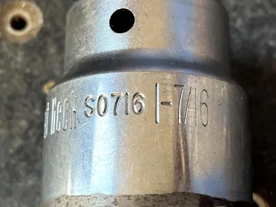 GreatNeck SO716  3/4 Drive 12 Pt. Socket-1 7/16” CR-V steel New