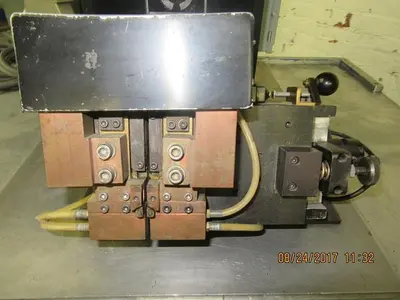 1975-300 JOYAL MDL. L1G-5 5KVA BUTT WELDER WITH JOYAL MICRO PROCESSOR WELDING CONTROL
