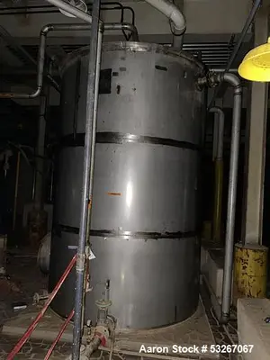 Used 304 Stainless Steel Tank, 4000 gallon capacity