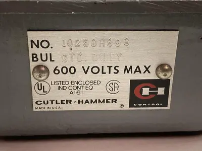 Used CUTLER-HAMMER 10250H89C Miscellaneous Equipment (Electrical & Power) | Surplus Asset Holdings #1198091