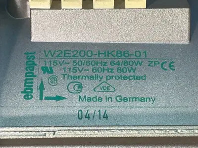 Used EBMPAPST W2E200HK6801 Miscellaneous MRO Ohio US | HGR 24 #1325006