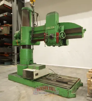 Carlton 8’ x 19” Radial Drill, Model 4A - Add An Inverter Drive - Make it Like New!!