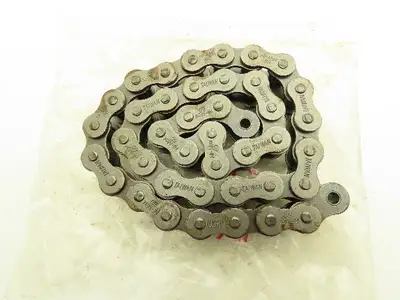 Hi-Max Riveted #60 Roller Chain Single Pin D-1 Attachment 3/4" Pitch 21'