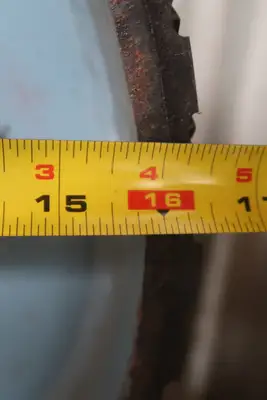 16.5" X 32'', Rubber Pulley Lagging