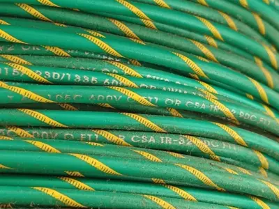 16-01UL1015BCGRN/YEL Wire 16 AWG 1C 26STR B/C MTW 7 lbs - New Other