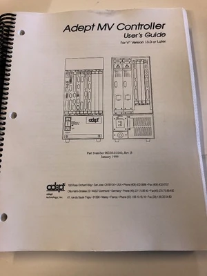 Used Adept Version 13.0 Robot Parts Indiana US | J&J Industrial Supply #520306