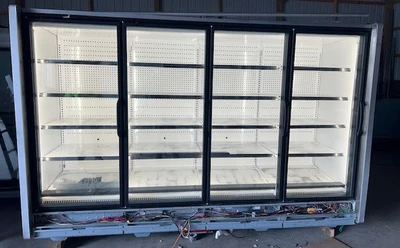 12-0054 Hussmann Run of 18 RFL Hybrid Freezer Doors