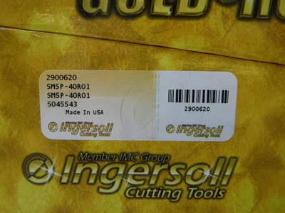 Ingersoll HiQuad 4" Indexable Hi-Feed Facemill 1.5" Arbor 5M5P-40R01 (LOC1842B)