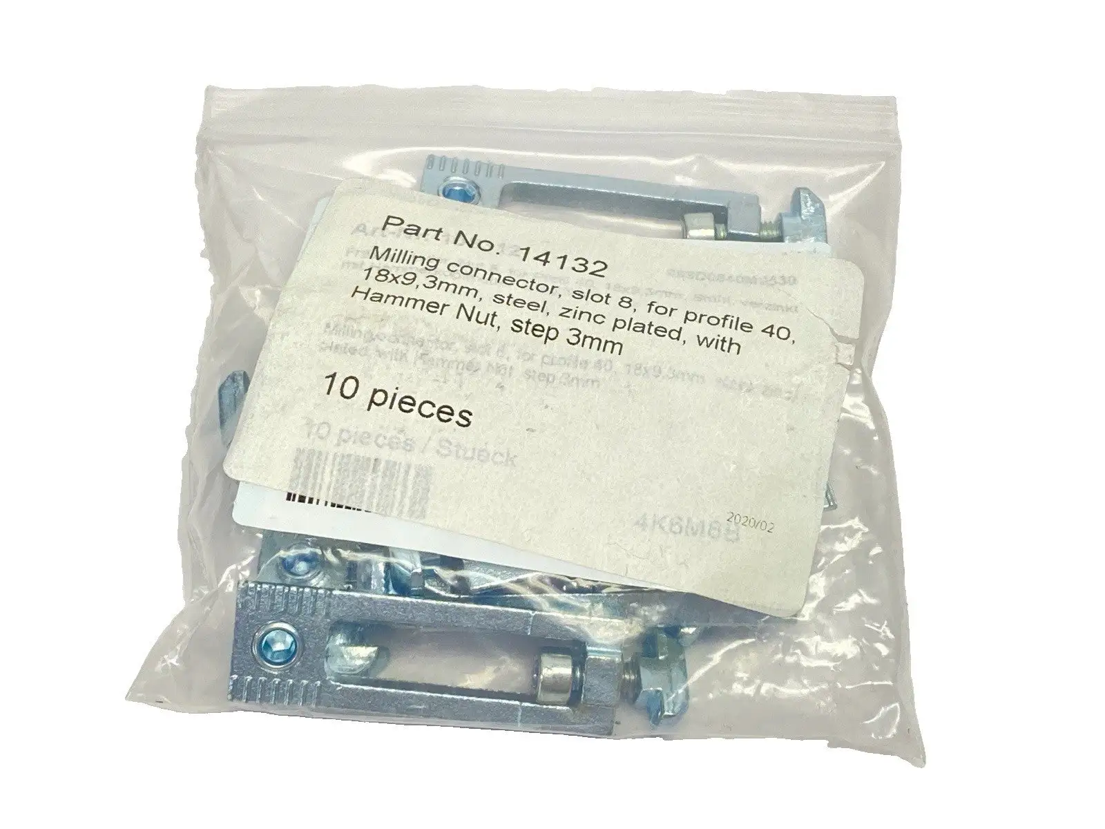 New | in-Stock 80/20 40 Series Milling Connector 18 x 8.3mm LOT OF 10 Misc Fasteners Michigan US | Maverick Industrial Sales #1391016