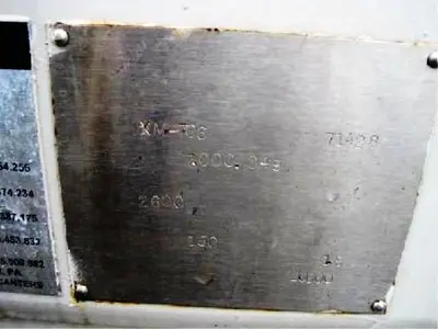 Sharples XM-706 Super-D-Canter centrifuge, 316SS.