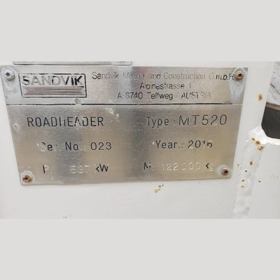 USED 2016 SANDVIK MT520