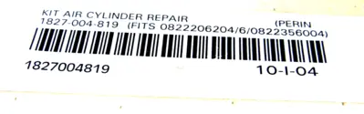 NEW GENERIC 1827-004-819 AIR CYLINDER REPAIR KIT 1827004819