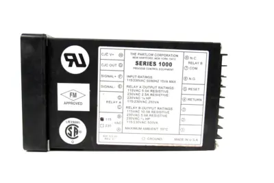 USED PARTLOW 1000411001101 0415 TEMPERATURE CONTROLLER 1093007-0001