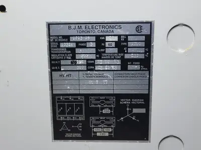 USED B.J.M. ELECTRONICS 9J23-05