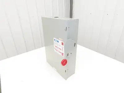 Eaton DH323FGKJSEL Fusible Disconnect Safety Switch 3 Pole 100A 240V 3Ph