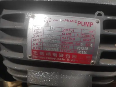 USED 2021 TSWUKWAN MACHINERY CO TK3(MOTOR), TK3020(PUMP)