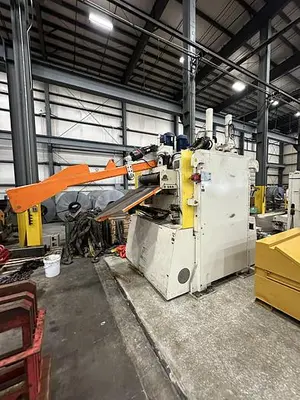 2018 24" DALLAS FEEDER w/MACHINE CONCEPTS PRECISION STRAIGHTENER, REEL & COIL CAR